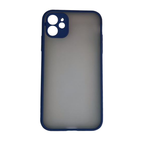 Чехол Funda Bumper Mat Case for iPhone 11 Blue Киев