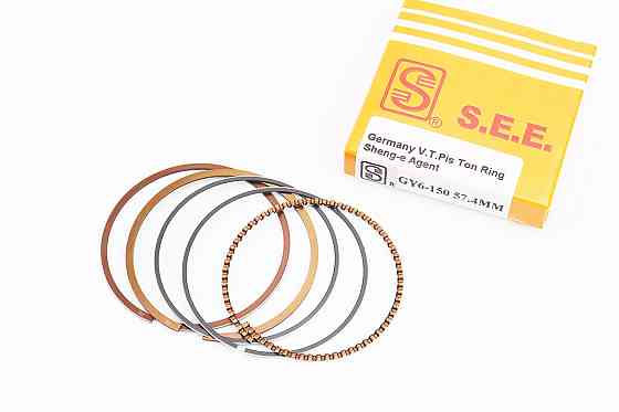 Кільця поршневі 150cc 57,4мм STD жовта коробка Київ