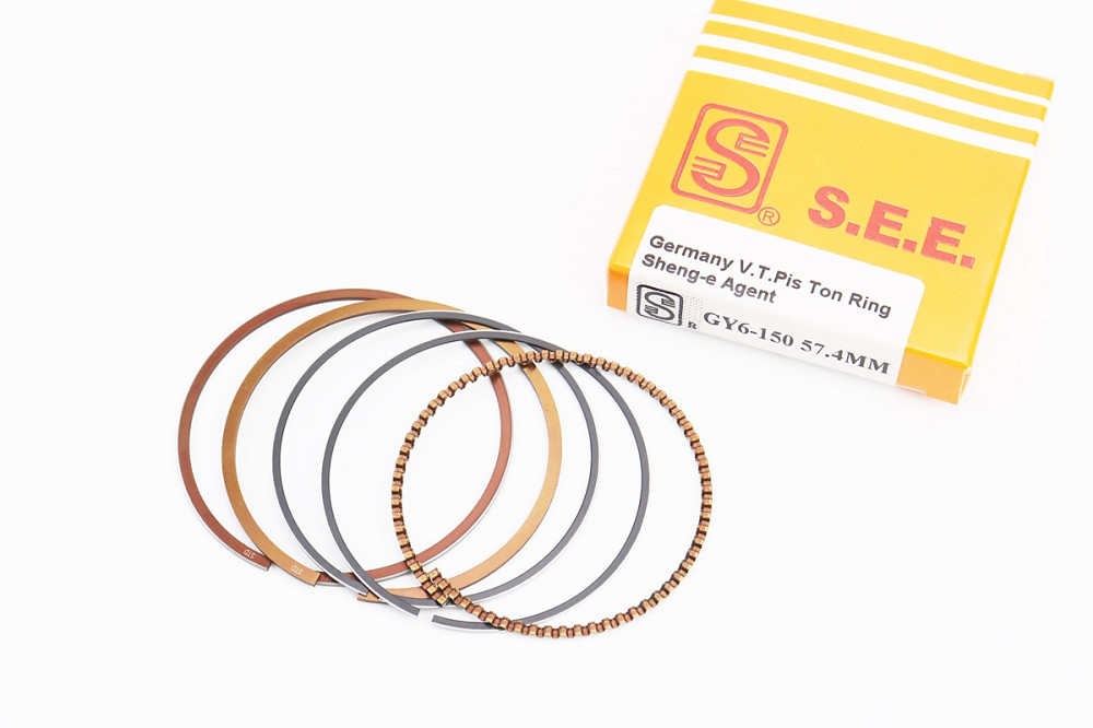 Кільця поршневі 150cc 57,4мм STD жовта коробка Київ - фото 1