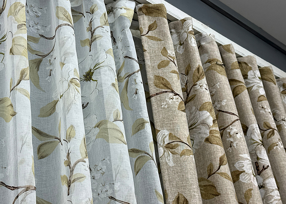 Комплект штор VR-Textil Лен Прованс 100х265 2шт и Тюль 400х265 1819ш-1908т Капучино с белым 71-107/2 Киев - изображение 8