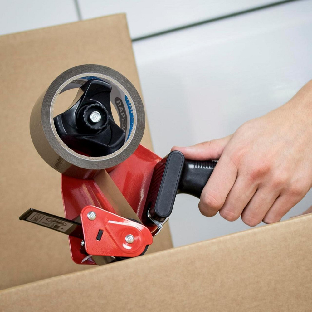 Упаковочная клейкая лента Rapesco 50 мм x 60 м коричневая 3 шт Киев - изображение 2