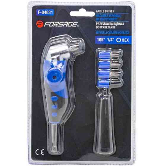 Адаптер-перехідник кутовий під шуруповерт Forsage F-04631 Одеса