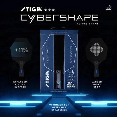 Ракетка для настольного тенниса Stiga Cybershape Future 3 Star FL (1213-0304-35) (931284) Винница - изображение 3