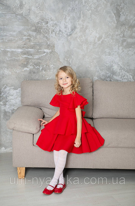 Красное нарядное платье на девочку Кривой Рог - изображение 9
