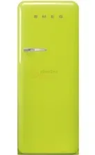 Холодильник Lodówka SMEG FAB28RLI3 z zamrażalnikiem górnym 153 cm Zielona Киев