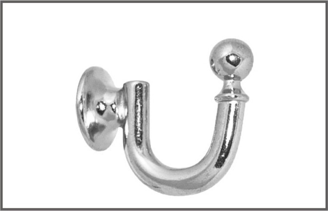 ГАЧОК металевий Orvit 45 мм ХРОМ Львов - изображение 1