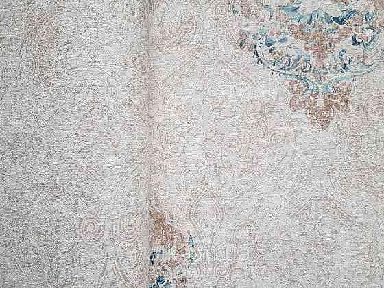 Обои винил на флизелине горячего тиснения DU&KA  Voyage1.06х10 вензеля фон восточный рисунок светло коричневые Киев