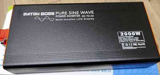 Инвертор 12v 220v DATOUBOSS 2000W(4000W)Чистый синус. Харьков