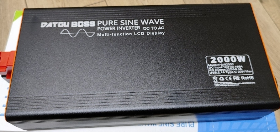 Инвертор 12v 220v DATOUBOSS 2000W(4000W)Чистый синус. Харьков - изображение 4