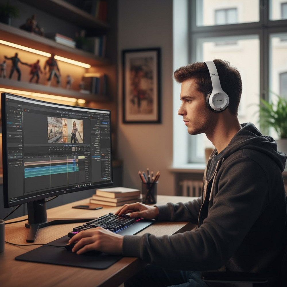 Бездротові Bluetooth навушники з мікрофоном та Mp3 плеєром, P47, Білий / Стерео гарнітура / Накладні навушники блютуз Київ - фото 2