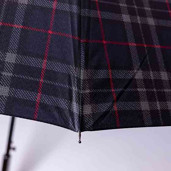 Полуавтоматический зонт-трость синий 117 см Киев