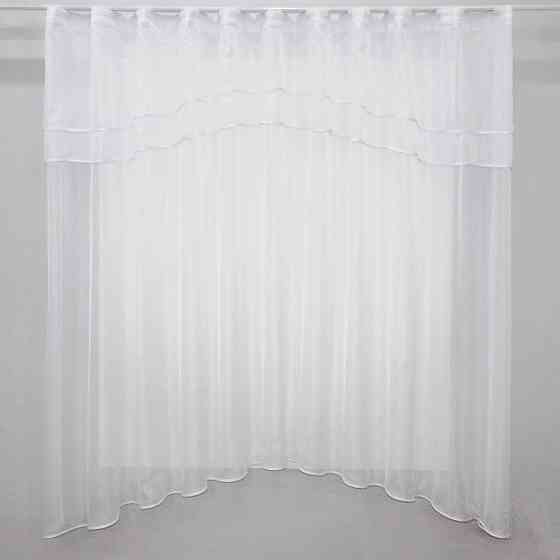 Кухонная гардина VR-Textil № 036к арка белый 280х170 см (52-0312) Киев