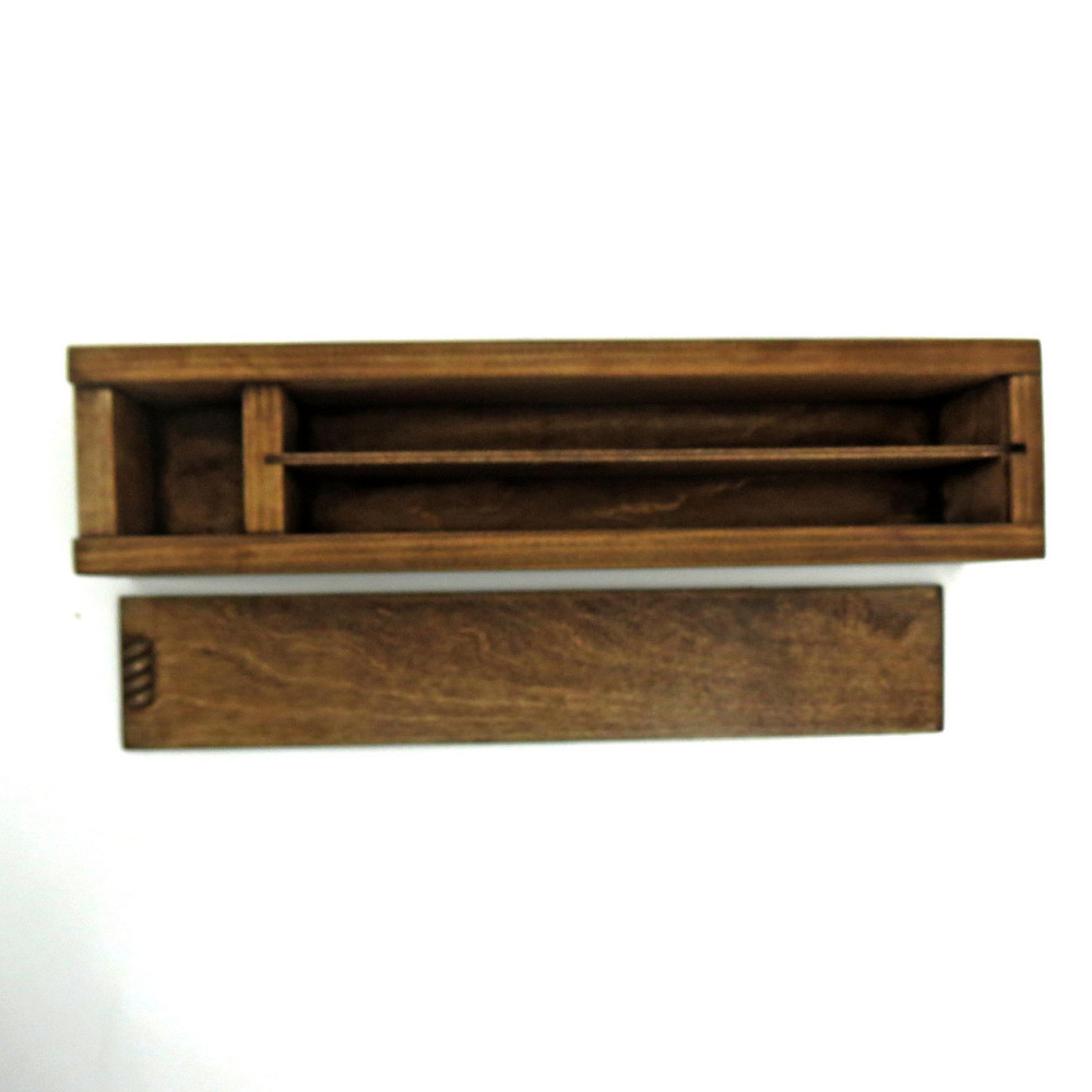 Пенал дерев'яний "Петунія фанера 34х7х8см" капучино Миколаїв - фото 7