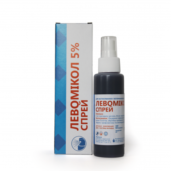 Левомікол 5% спрей 100 мл Фарматон (лікування ран) Вінниця