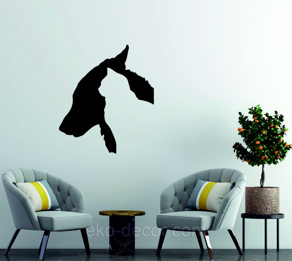 Декоративное настенное Панно «Кот и Собака», Декор на стену 70*64 см, Черный Киев - изображение 4