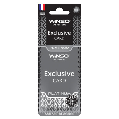 Ароматизатор для автомобиля WINSO Card Exclusive Platinum (533140) Винница - изображение 1