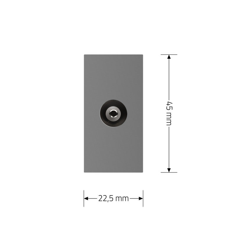 Телевізійна розетка LIVOLO, сіра, модуль 0.5 поста, TV гніздо для антени / ресивера (VL-FCTV-1IP) Коломыя - изображение 4