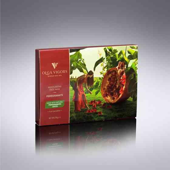 Увлажняющая маска для лица Гранат Vigor 4 шт Киев