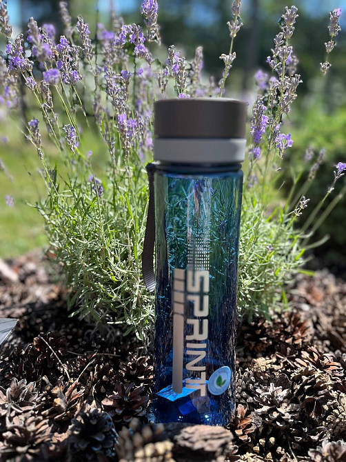 Пляшка для води CASNO 1000 мл KXN-1111 Блакитна Кам'янське - фото 5