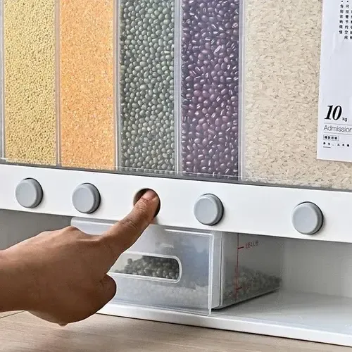 Органайзер на 6 секций для сыпучих продуктов Assorted Grain Rice Bucket Диспенсер для круп, дозатор для сахара Коломия