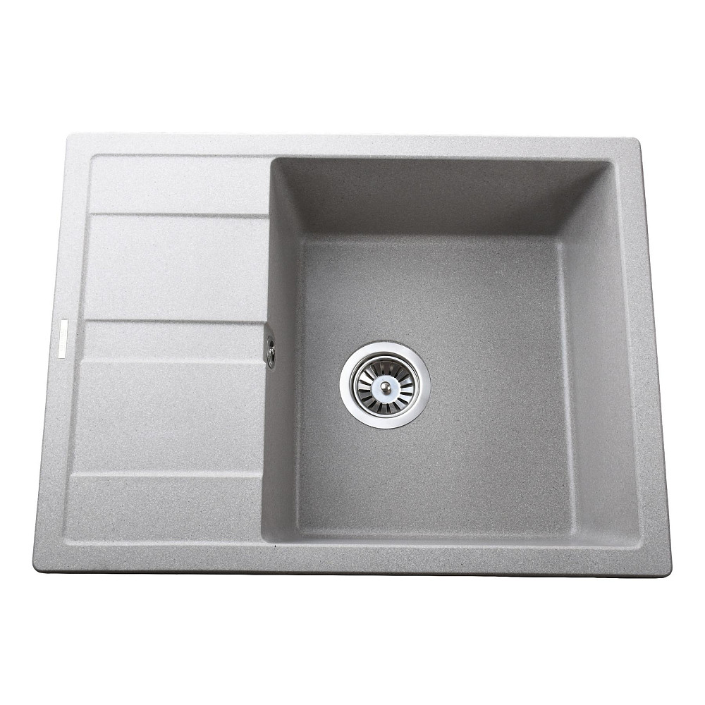 Гранітна мийка Globus Lux ONE сірий камiнь 650x500мм-А0005 Тернопіль - фото 1