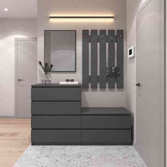 Прихожая VAYS, комплект в прихожую №1 Антрацит Львов