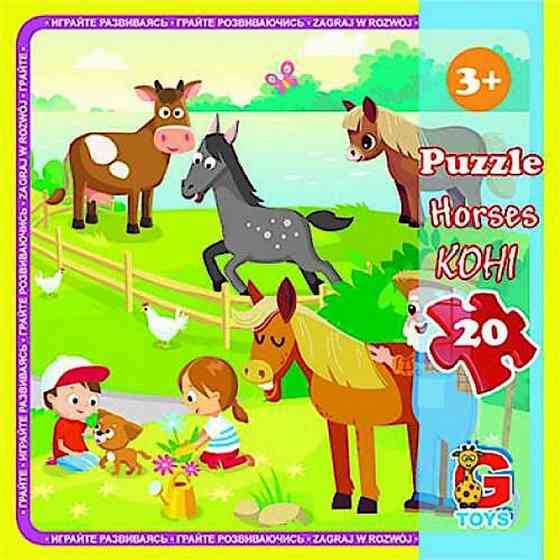 Дитячий пазл "Ферма" LA10, 20 елементів Вінниця