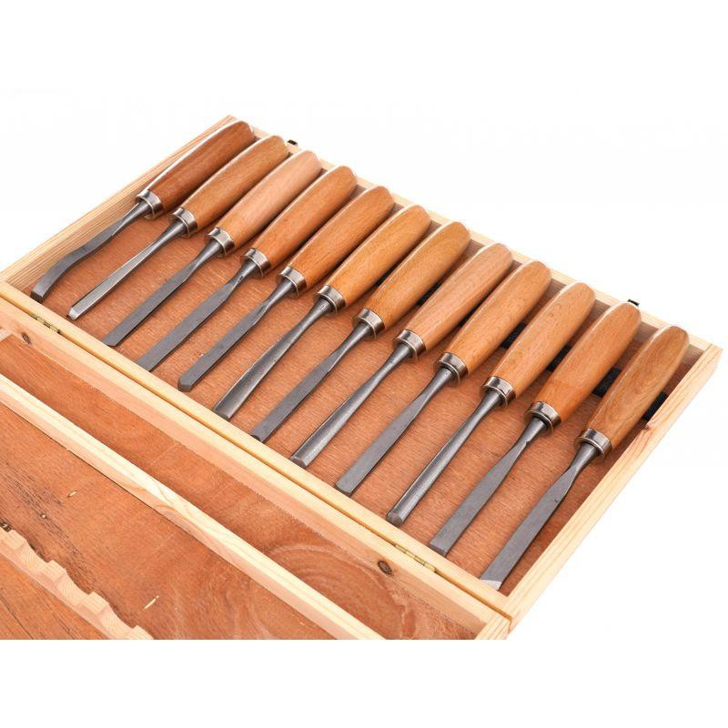 Профессиональный набор стамесок для резьбы по дереву 12 шт Kraft&Dele (KD11775) Нововолынск - изображение 7