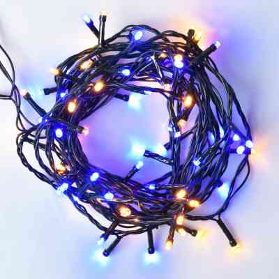 Гірлянда YES! Fun Нитка 70 LED Жовто-синя 4.9 м 8 режимів Мерехтіння (974845) Вінниця