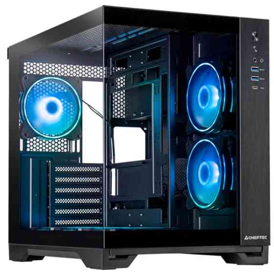 Корпус Chieftec VISIO GM-30B-TG-OP ATX, без БЖ, Black Вінниця