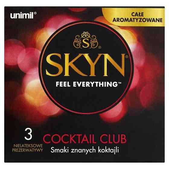 Презервативи - Skyn Cocktail Club, 3 шт. Sex Aura Київ