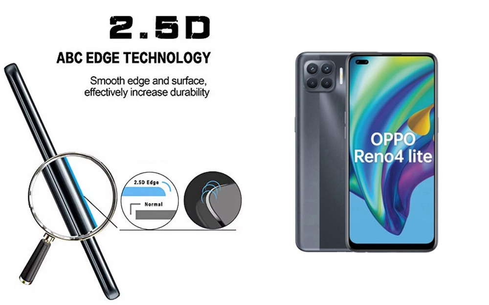 Захисне скло ArmorGlass для Oppo Reno 4 Lite – стійке до подряпин та ударів Київ - фото 2