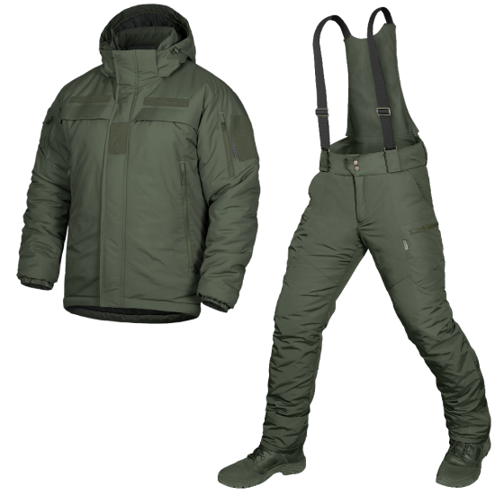 Зимний теплый комплект Patrol Taslan (куртка и штаны) Оливковый 3XL Винница