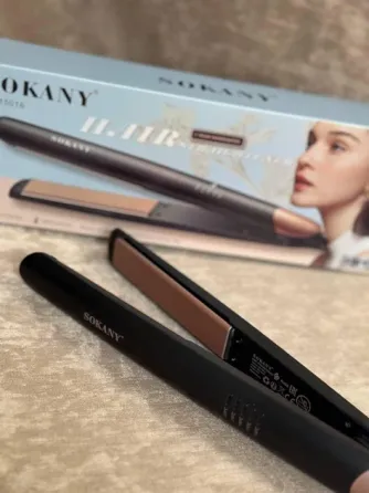 Випрямляч для волосся SK-15016, 230 ° C, алюмінієві пластини, шнур 360 °, автовідключення, гладкі пасма Одеса