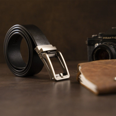 Ремінь Vintage З автоматичною пряжкою Чорний (20306) Вінниця - фото 8