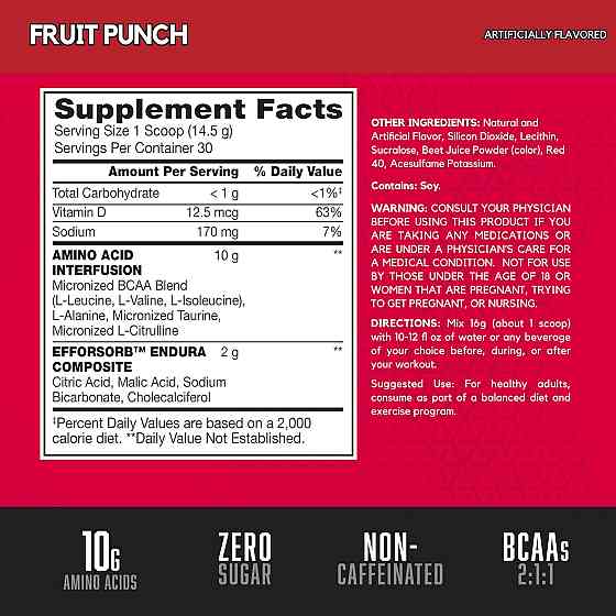 Amino X  435 gram (Fruit Punch) Луцьк