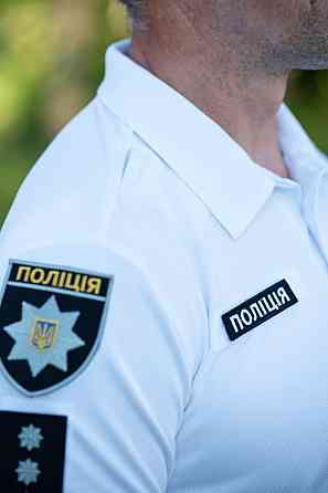 Military футболка поло полиэстер белая летняя тактическая футболка для полиции Львов
