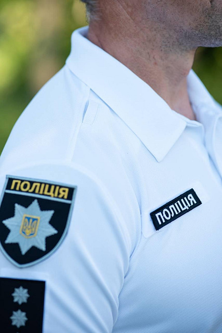 Military футболка поло полиэстер белая летняя тактическая футболка для полиции Львов - изображение 4