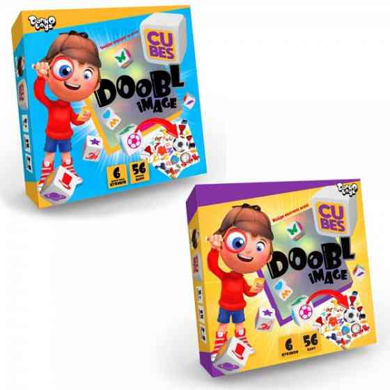Настільна розважальна гра "Doobl Image Cubes" укр (10), шт Київ