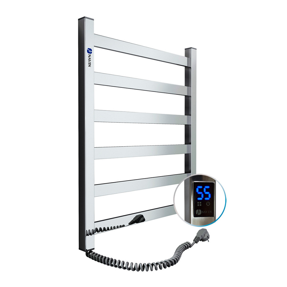 Полотенцесушитель электрический Navin Авангард 480х600 Sensor левый с таймером 10-028153-4860 Киев - изображение 1