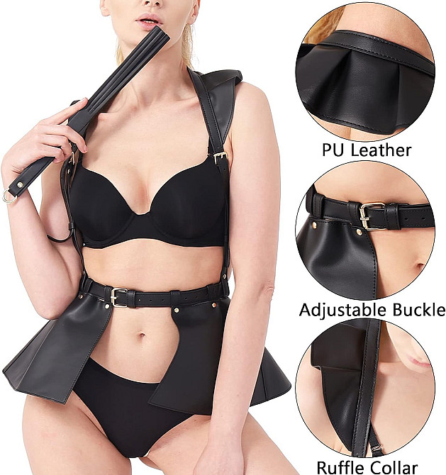 Шкіряна баска-портупея 20977 Луцк - изображение 1