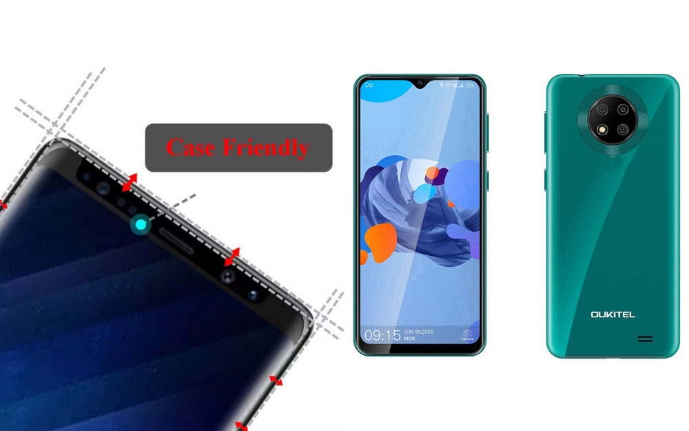 Захисне скло HyperGlass Pro для OUKITEL C19, OUKITEL C19 Pro – максимальна чутливість та захист Київ - фото 4