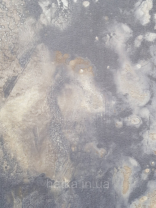 Шпалери вінілові на флізеліні метрові Sintra Edelina абстракція космос чорні сірі золотисті структурні 3д Київ - фото 2