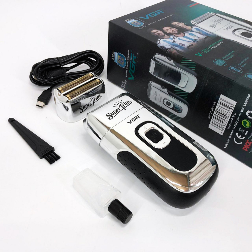 Электрическая бритва для качественного бритья VGR, Бритва портативная аккумуляторная YK-42 Львов - изображение 11