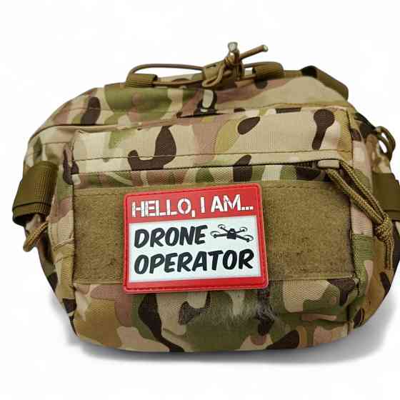 Патч / шеврон Привіт, я Drone operator Запоріжжя