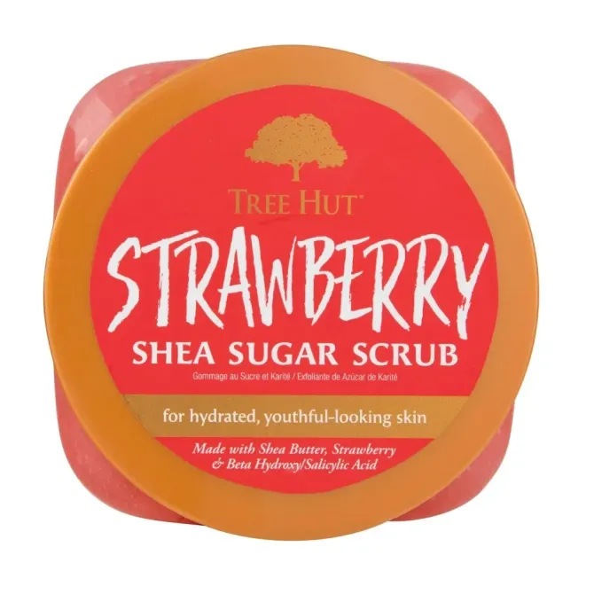 Скраб для тела с ароматом клубники Tree Hut Strawberry, 510 гр Львов - изображение 2