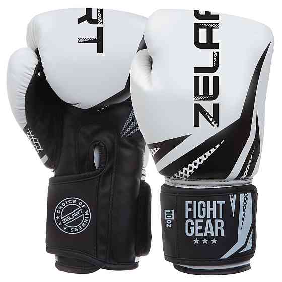 Рукавиці боксерські Zelart BO-0866 розмір 8,10,12 унцій кольори в асортименті Рукавички для боксу та єдиноборств Київ