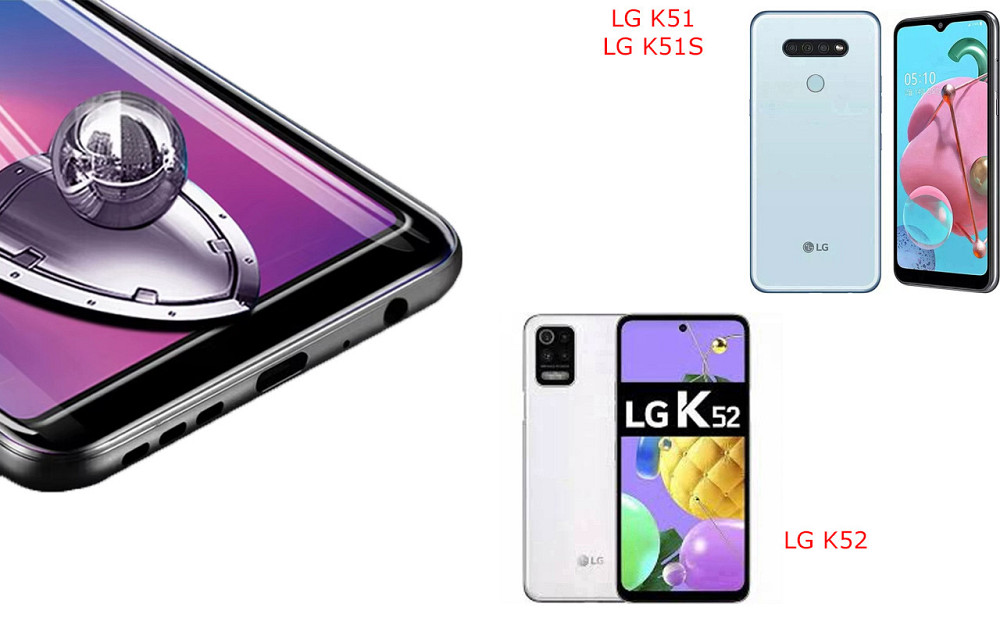 Захисне скло DefenzoGlass для LG K51, LG K51S, LG K52 – подвійна міцність Київ - фото 2