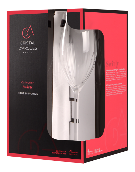 Набір келихів CD'A Swirly, 4х240 мл (6952967) Київ - фото 4