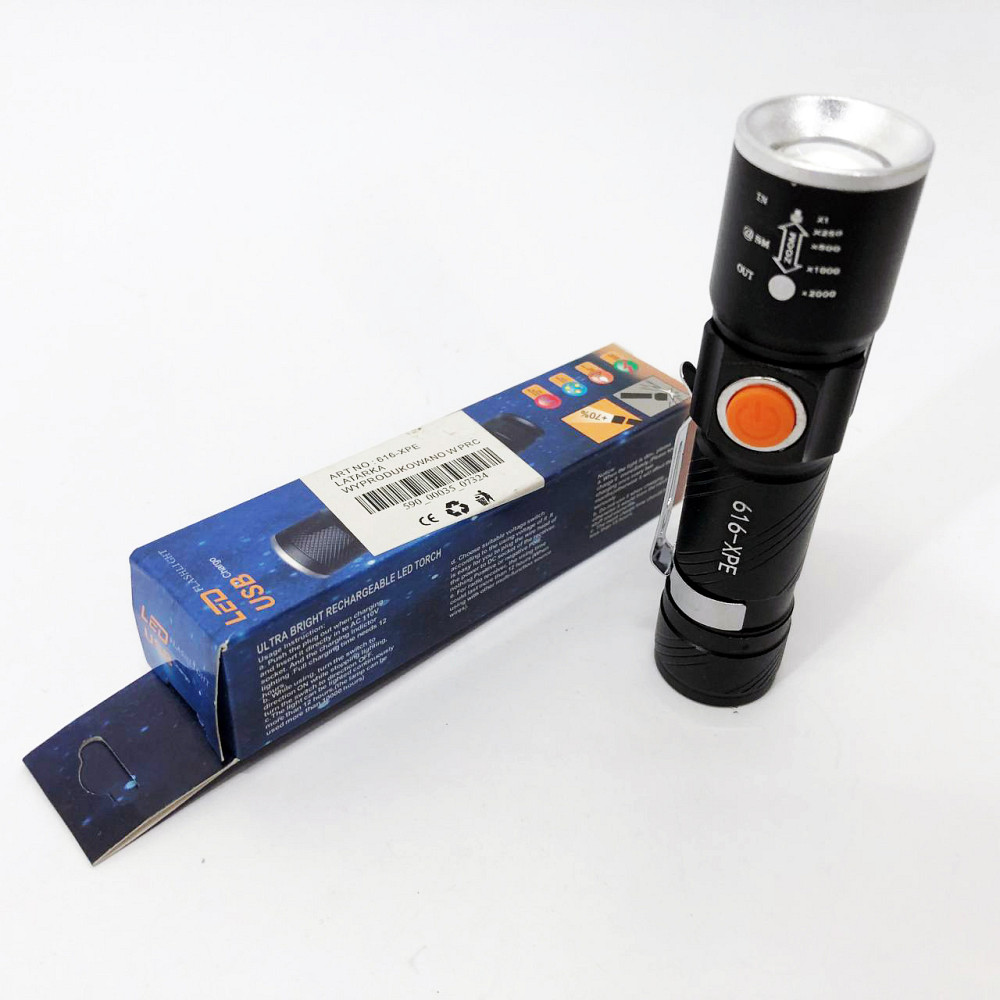 Тактические фонари аккумуляторные Police, Тактические фонари с зумом, Фонарь ручной с функцией зарядки ZO-79 Львов - изображение 7